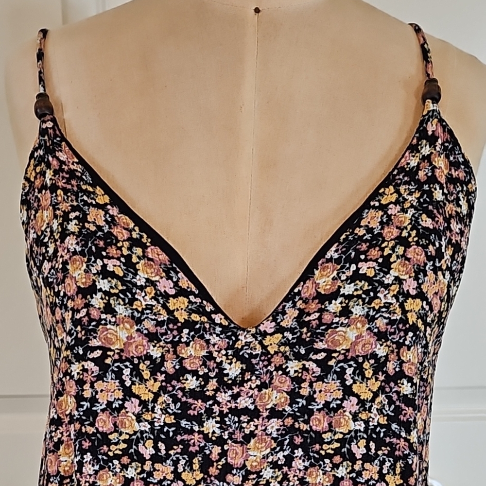 Floral Spaghetti Strap Mini Dress